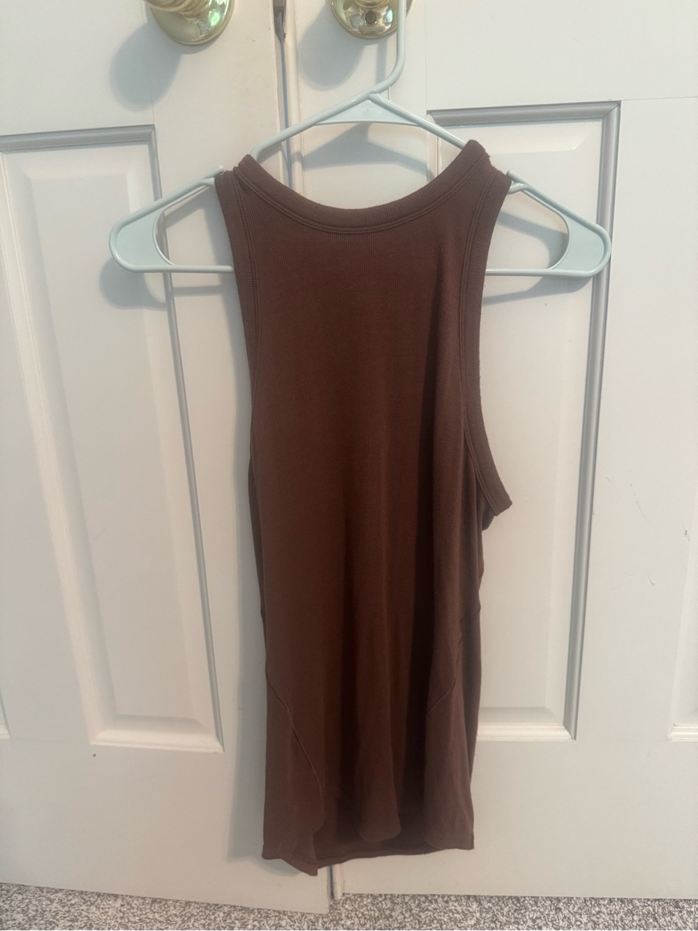 lululemon athletica Brown Racerback Tank Top size 8